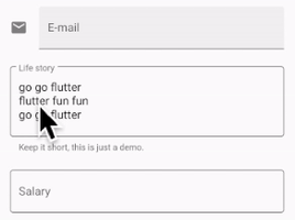 Selecting a word with long press on Android